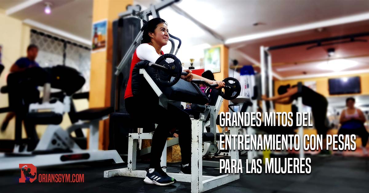 Grandes mitos del entrenamiento con pesas para las mujeres